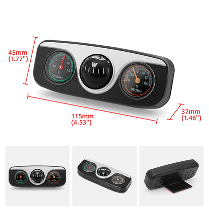 Boat Compass 3 In 1 With Thermometer Hygrometer Interior - Smarsty