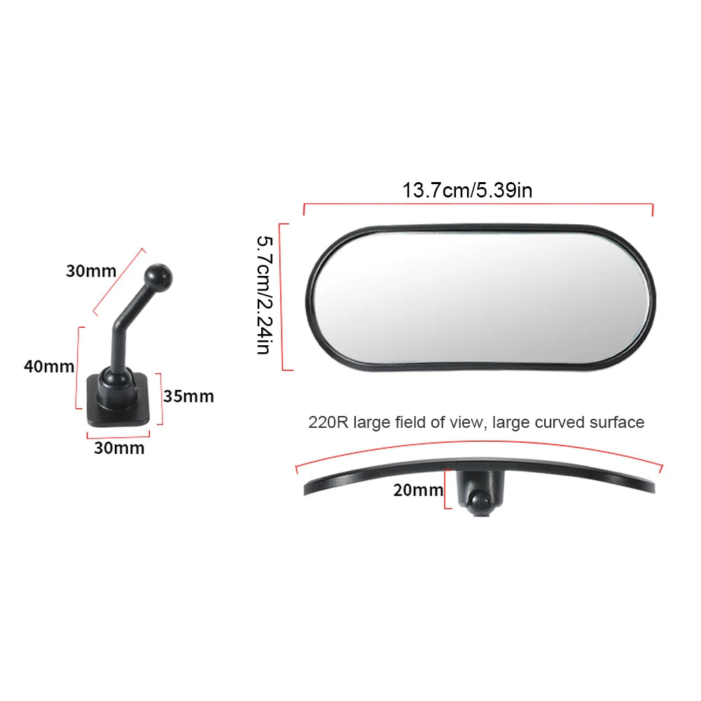 Baby Car Mirror Wide Angle Backseat Monitor Automotive Rearview Baby Observation Mirror Car Interior Accessories