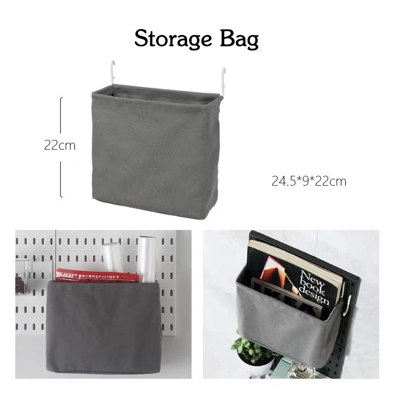 DIY Pegboard Accessories Kitchen Organization No Drill Hanging Shelf Storage Hooks Wall Organizer Crafts For Garage Room