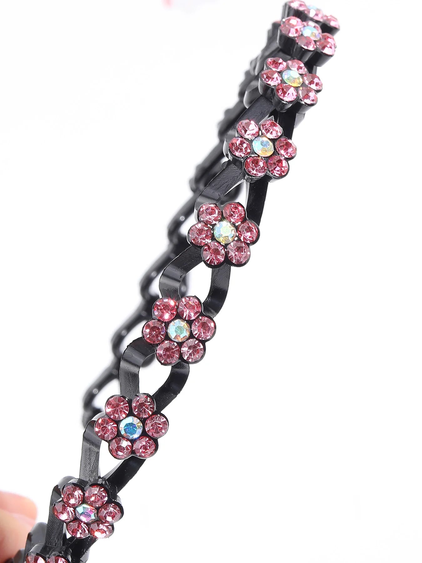 Non Slip Rhinestone Headbands With Secure Wave Grip - Smarsty