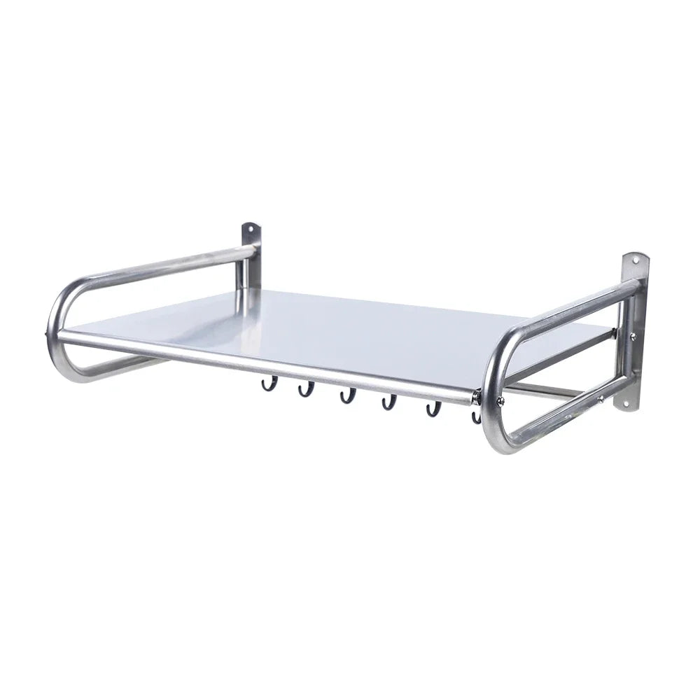 Microwave Oven Rack Stainless Steel Microwave Oven Shelf Wall-Mounted Kitchen Shelf Kitchen Shelves Counter - Smarsty