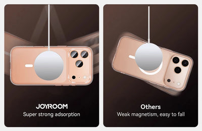 Magnetic Clear iPhone 17, 17 Pro and Pro Max Case Anti Yellowing - Smarsty