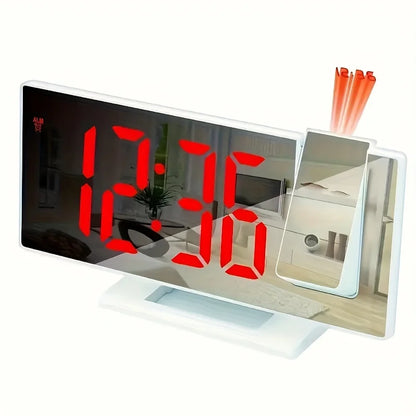 Intelligent Projection Alarm Clock with Large Screen - Smarsty