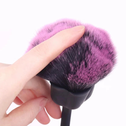 Rose-Shaped Soft Nail Dust Brush for Manicure - Smarsty