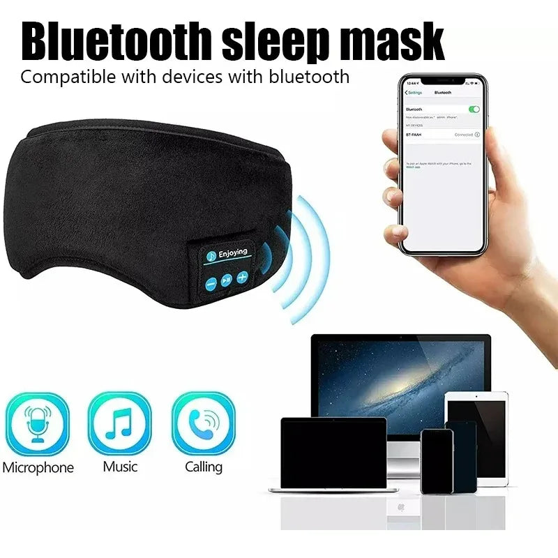 Bluetooth Eye Mask Headphones for Comfortable Sleep - Smarsty