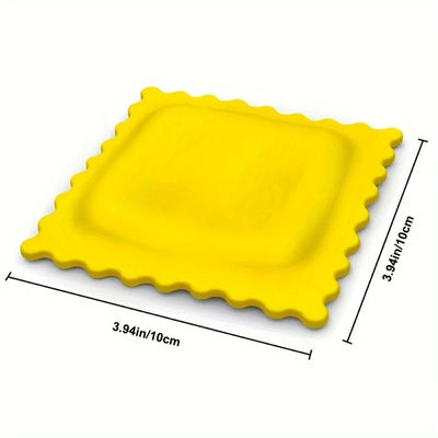 1pc Cartoon Biscuit-Shaped Soup Spoon Rest - Heat Insulating and Anti-Scalding Mat for Kitchen Gadgets for Restaurant Kitchen by Smarsty