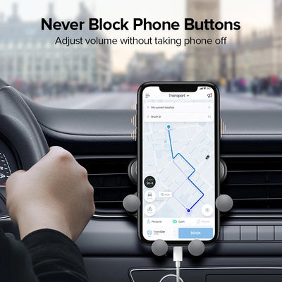 Gravity Car Phone Holder Air Vent Mount For Universal Fit - Smarsty