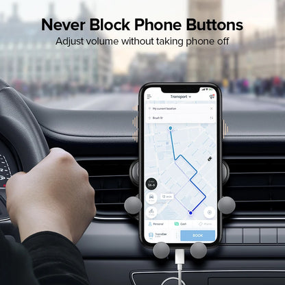Gravity Car Phone Holder Air Vent Mount For Universal Fit - Smarsty