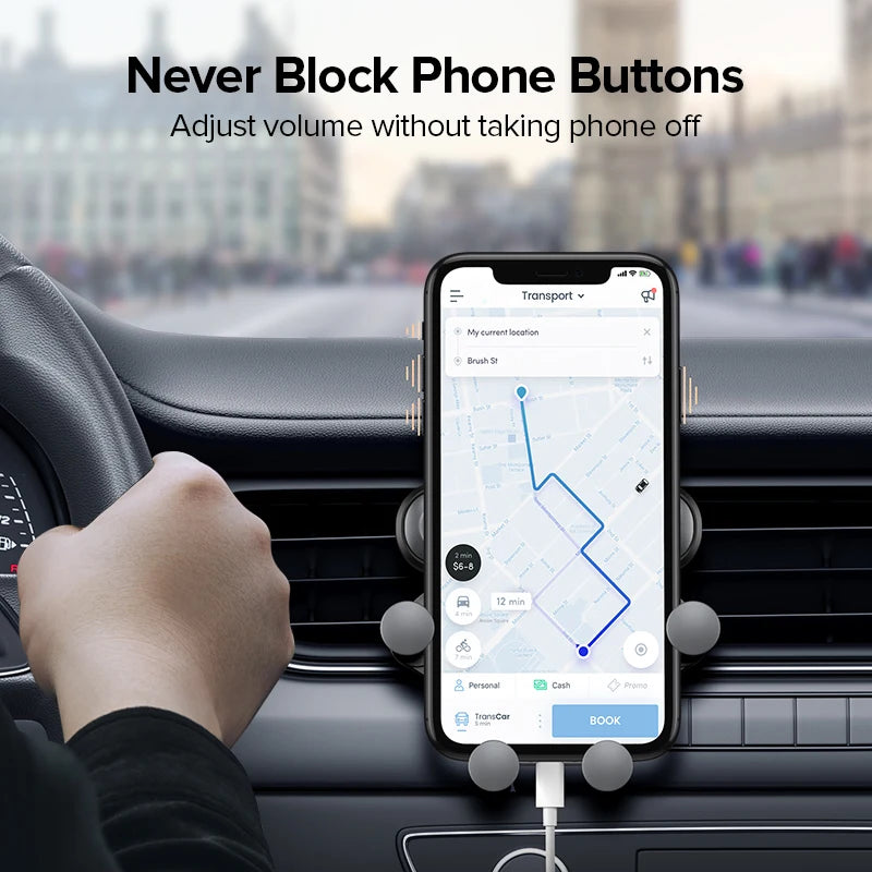 Gravity Car Phone Holder Air Vent Mount For Universal Fit - Smarsty