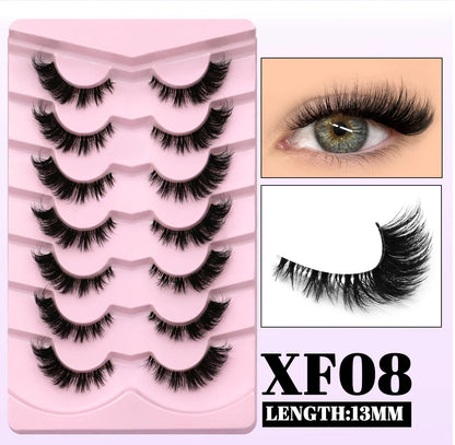 GROINNEYA Winged Cat Eye Faux Mink Lashes - Smarsty