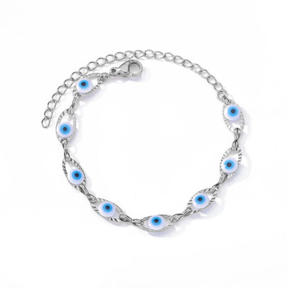 Gothic Rainbow Evil Eye Bracelet for Women - Smarsty