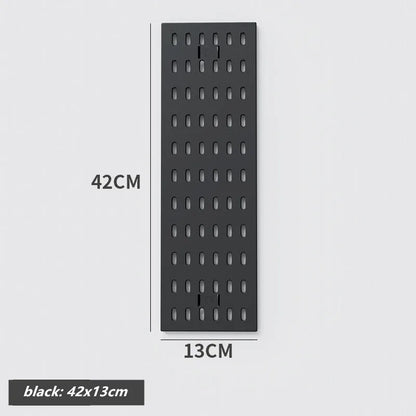 Punch-free Hole Board Vertical Desktop Wall Hanging Office Desk Storage Shelf Reading Room Desktop kitchen Bathroom Storage Rack by Smarsty