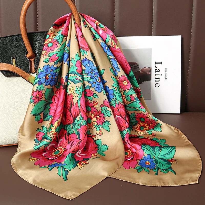 Luxury Silk Hijab Hair Bands With Sun Protection - Smarsty
