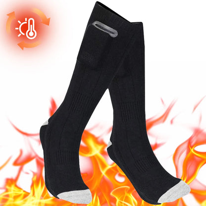 Electric Heating Socks 3 Mode Rechargeable Anti-Cold Thermal Heated Foot Warmer For Outdoor Camping Ski Sport Winter(no battery)