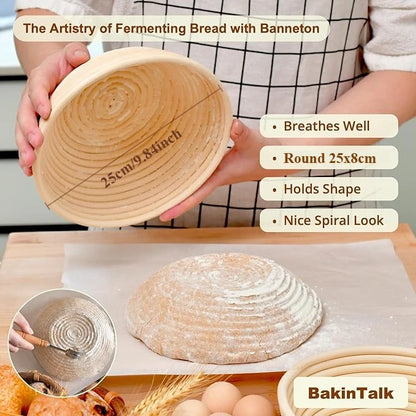 Professional Baking Tools Kit with Sourdough Starter Jar - Smarsty