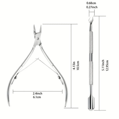 Stainless Steel Cuticle Scissors for Perfect Nail Care - Smarsty