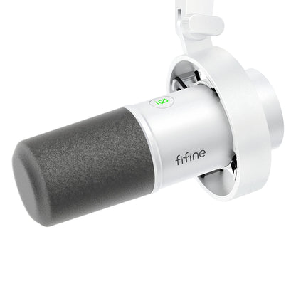 FIFINE USB XLR Microphone with Gain Control and Mute - Smarsty
