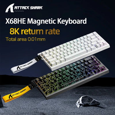 Wired Mechanical Gaming Keyboard With Rapid Trigger 8000Hz - Smarsty