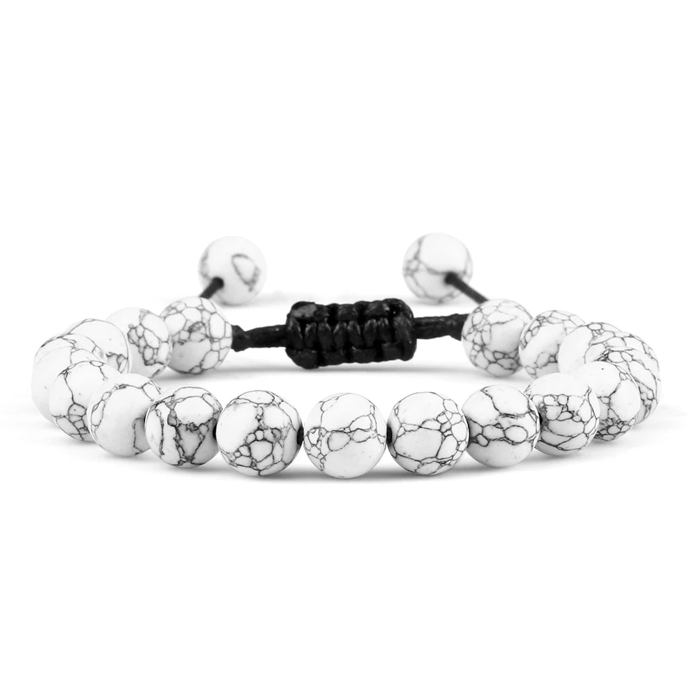 Adjustable 8mm Tiger Eye Beads Bracelet for Yoga Healing - Smarsty