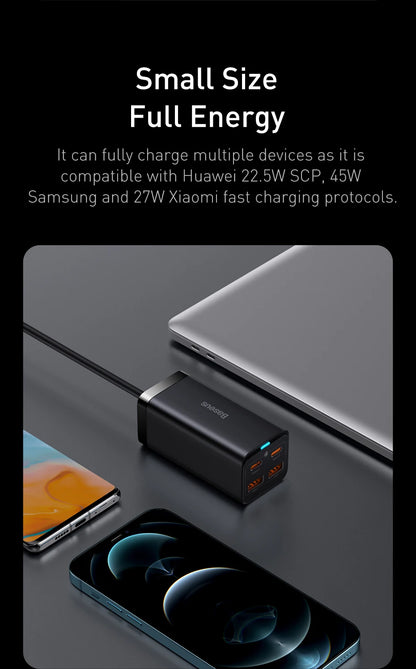GaN3 Desktop Charger 100W 65W USB C PD Multiport Charger - Smarsty