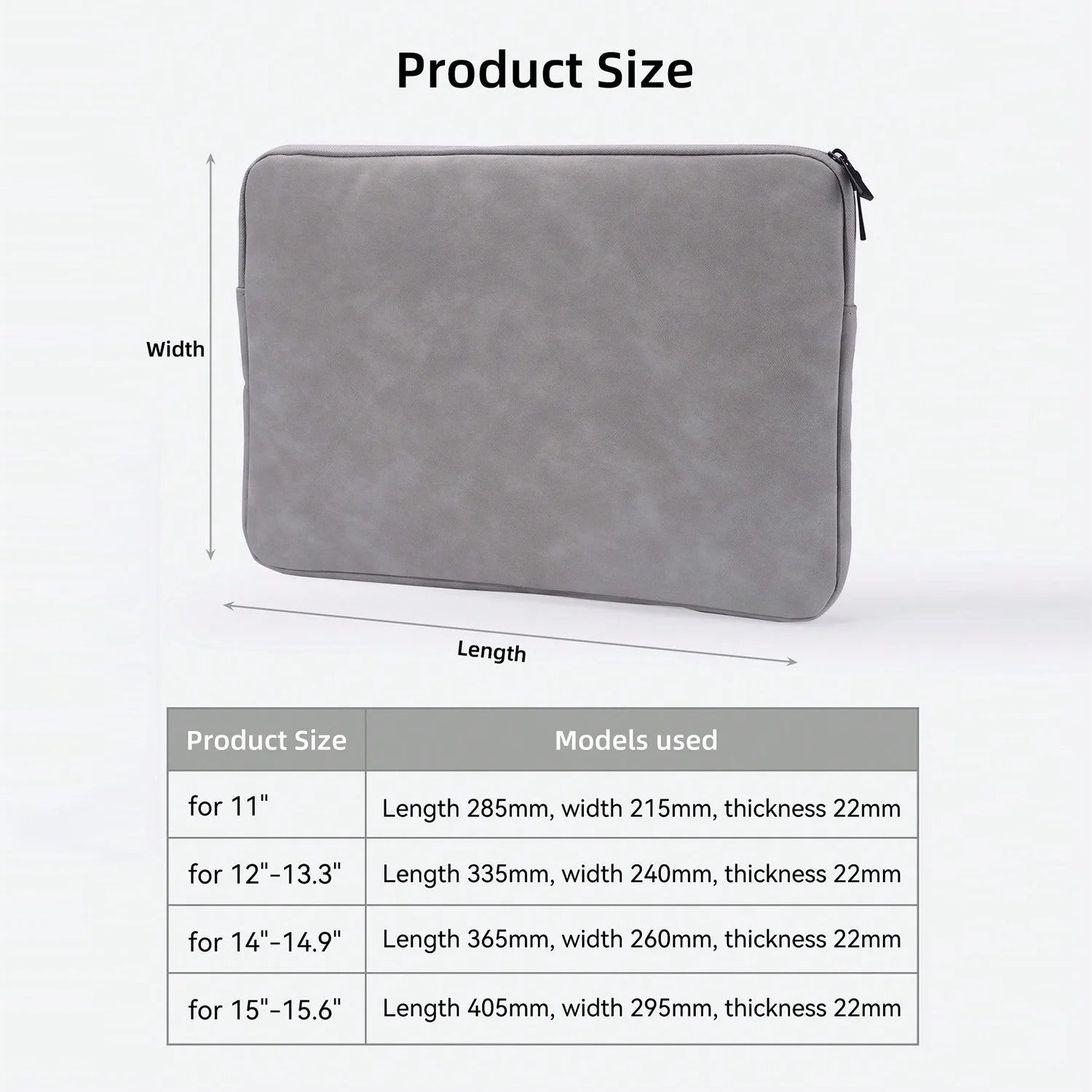 Waterproof Shockproof Laptop Sleeve Universal 11 To 15.6 Inch
