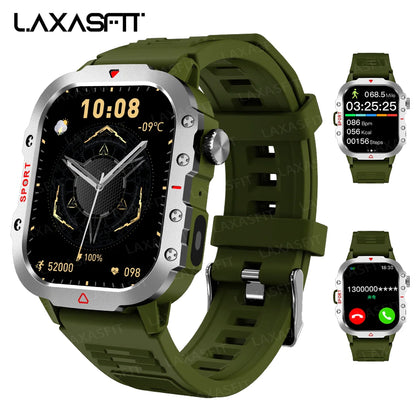 LAXASFIT Men Sports Smart Watch with Blood Oxygen Monitor - Smarsty