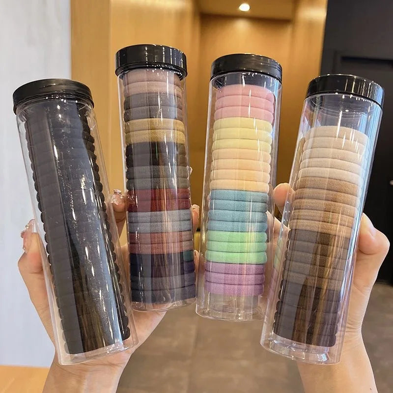 20 Pack Elastic Hair Bands High Elasticity Comfort Simple - Smarsty