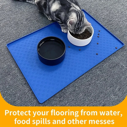 Waterproof Pet Placemat for Easy Feeding Cleanup - Smarsty