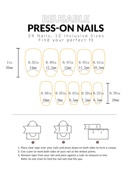 24PCS Almond Fleshcolor Press On Nails for Summer - Smarsty