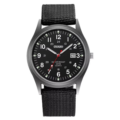 Luxury Mens Luminous Quartz Watch with Calendar - Smarsty