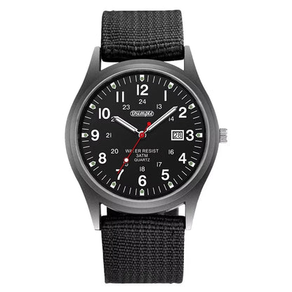 Luxury Mens Luminous Quartz Watch with Calendar - Smarsty