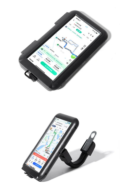 Waterproof Motorcycle Phone Holder Mount On Handlebar - Smarsty