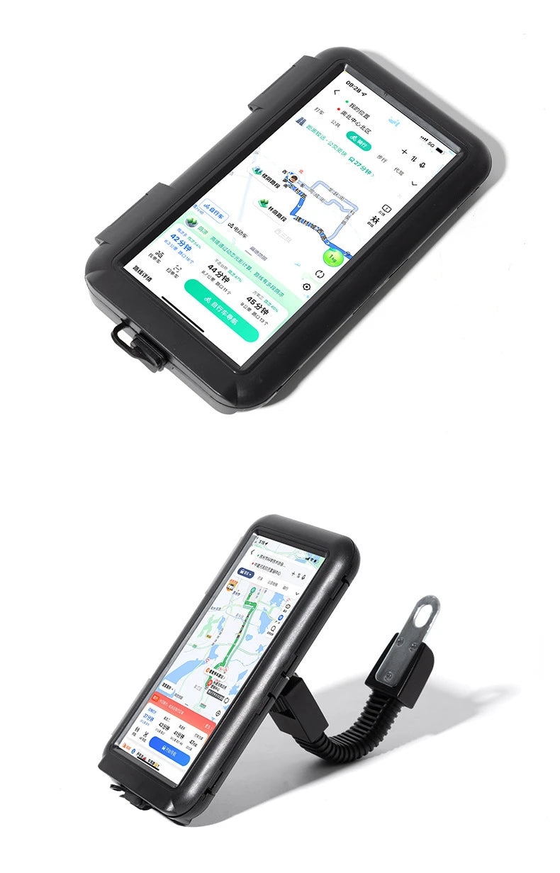 Waterproof Motorcycle Phone Holder Mount On Handlebar - Smarsty