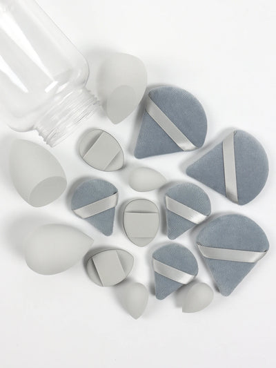 Spring Cosmetic Puff Set with Mini Makeup Eggs and Cushions - Smarsty