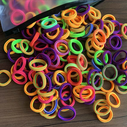 50 Pack Seamless Hair Ties Gentle No Damage Elastic - Smarsty