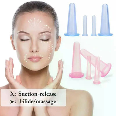 Silicone Vacuum Cupping Massage Jars for Anti Cellulite - Smarsty