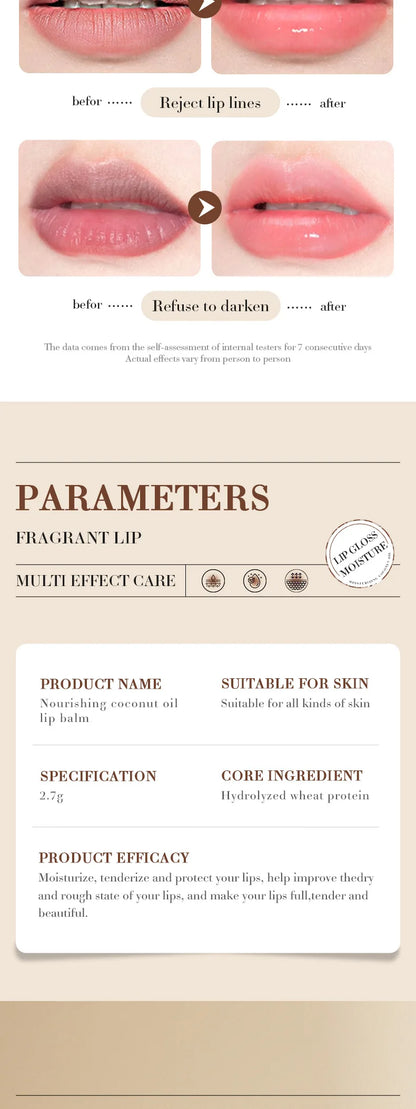Coconut Lip Balm for Lasting Moisture and Nourishment - Smarsty