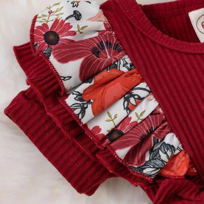 Summer Baby Girl Dress With Bowknot Striped Jumpsuit Cotton Dress For Newborn Floral Clothes Baby Crawling Clothes by Smarsty