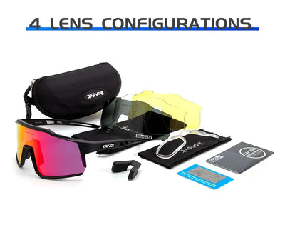 Kapvoe Cycling Glasses Polarized MTB Road Bike Glasses UV400 Protection Sunglasses Ultra Light Sport Eyewear Equipment by Smarsty