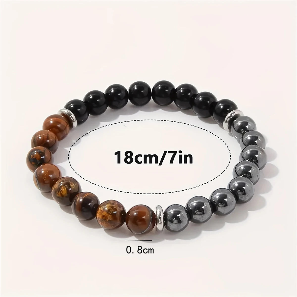 Triple Protection Gemstone Bracelet for Strength and Balance - Smarsty