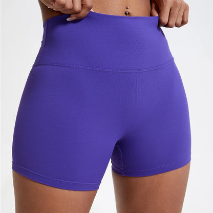 Hearuisavy Running Sports Shorts Women Buttock Lift Gym Leggings Women Cycling Slim Fit Workout Shorts High Waist Yoga Shorts - Smarsty