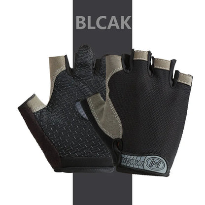 Breathable Anti Slip Half Finger Cycling Gloves for Men and Women - Smarsty