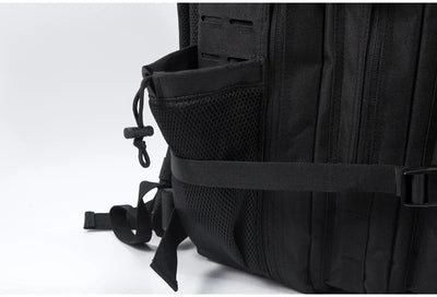 25L/45L Tactical Backpack for Men and Women Outdoor Survival Bug Out Bag Small School Rucksack Hking with Bottle Holder - Smarsty