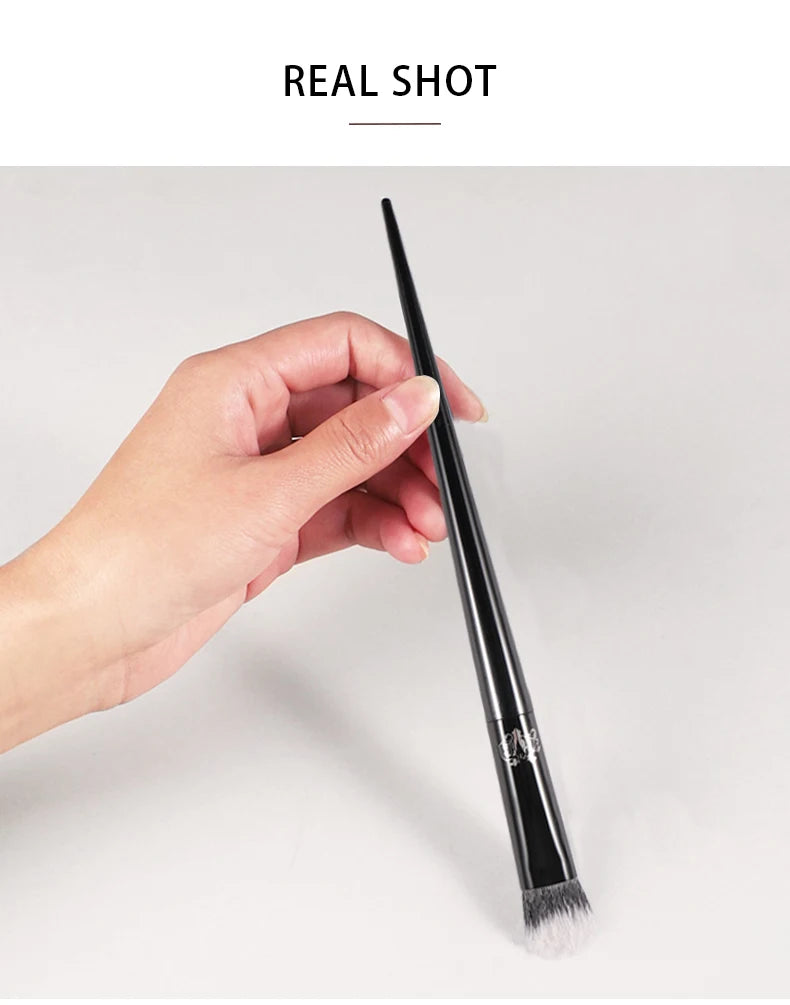 Kat Von D Soft Fiber Concealer Brush with Elegant Handle - Smarsty
