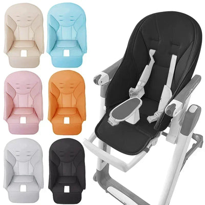 Baby Stroller Leather Cushion Baby Dining Chair Leather Cover PU Composite Sponge Cushion Baby Cover Chair Seat Case Accessories by Smarsty