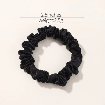 Minimalist Silk Hair Scrunchies Soft Elastic For Women - Smarsty