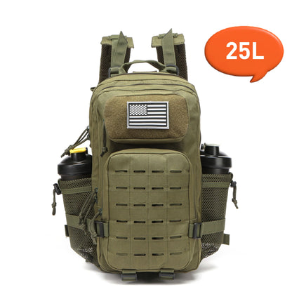 25L/50L Tactical Backpack Bag Hunting MOLLE Backpack GYM For Men EDC Outdoor Hiking Rucksack Witch 2 Bottle Holders - Smarsty