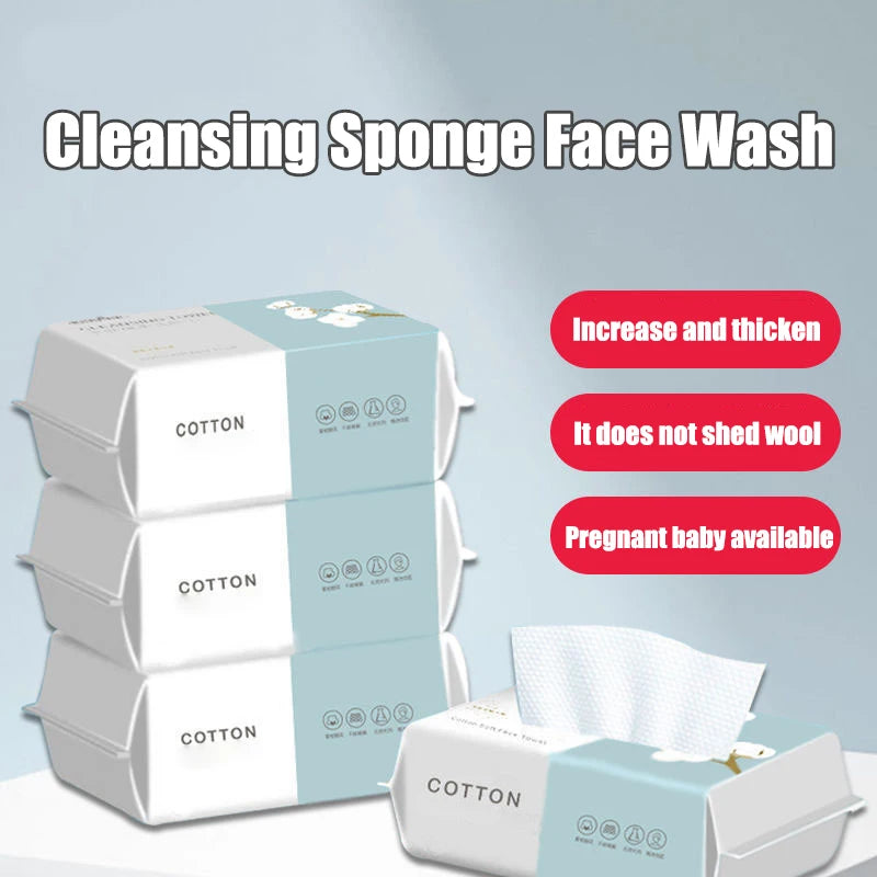 100PCS Thickened Cotton Disposable Makeup Removal Towels - Smarsty