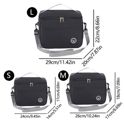 Insulated Lunch Bag Square Bento Bag with Aluminum Foil - Smarsty