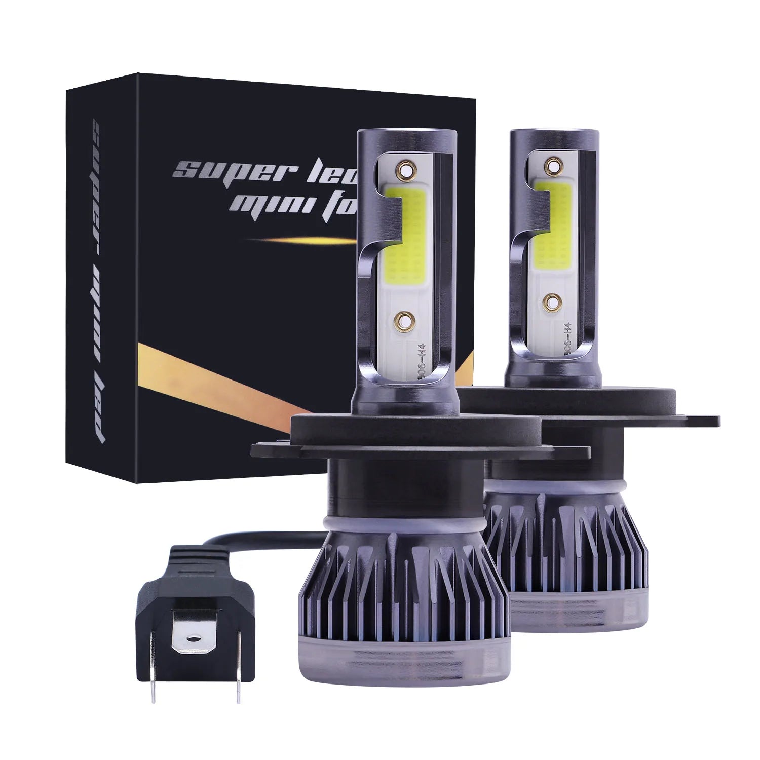 2Pcs LED H4 H7 Car Headlight H1 LED Bulb H8 H11 9005 HB3 9006 HB4 9004 HB1 H3 HB5 H13 Led Lights 20000LM Turbo lampada 12V